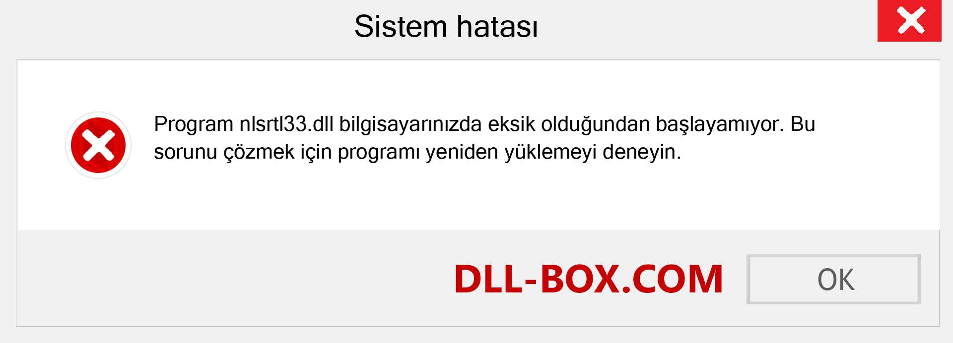 nlsrtl33.dll dosyası eksik mi? Windows 7, 8, 10 için İndirin - Windows'ta nlsrtl33 dll Eksik Hatasını Düzeltin, fotoğraflar, resimler